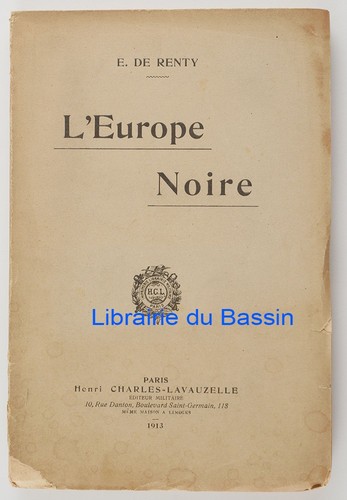 Europe noire de - e., renty