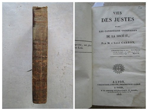 Vies des justes 1825 - vies,