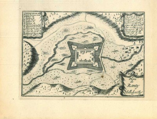 Mappa della città renty - della,