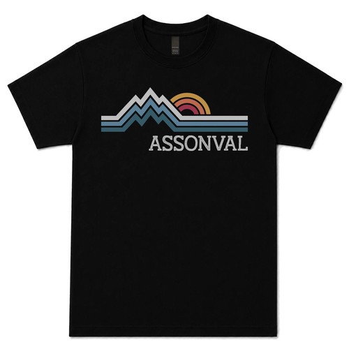 Maglietta assonval logo - logo, retrÒ