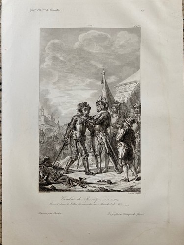 Gravure galerie historique - gravure,
